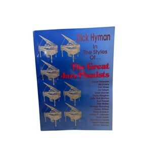 Dick Hyman In the Styles of the Great Jazz Pianists Piano Sheet Music Book 1994